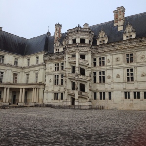 Der Innenhof des Schlosses von Blois